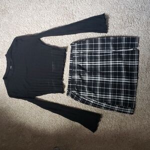 Mini Skirt & Long Sleeve Co-Ord